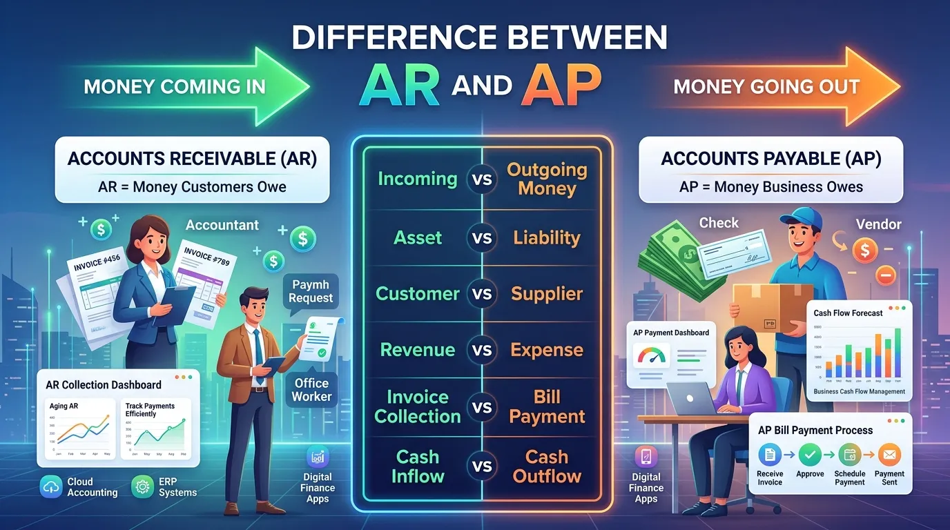 Difference Between AR and AP:
