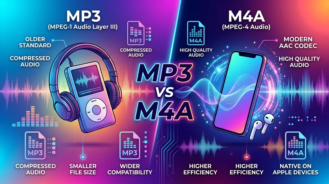 Difference Between Mp3 and M4a