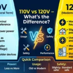 Difference Between 110V and 120V