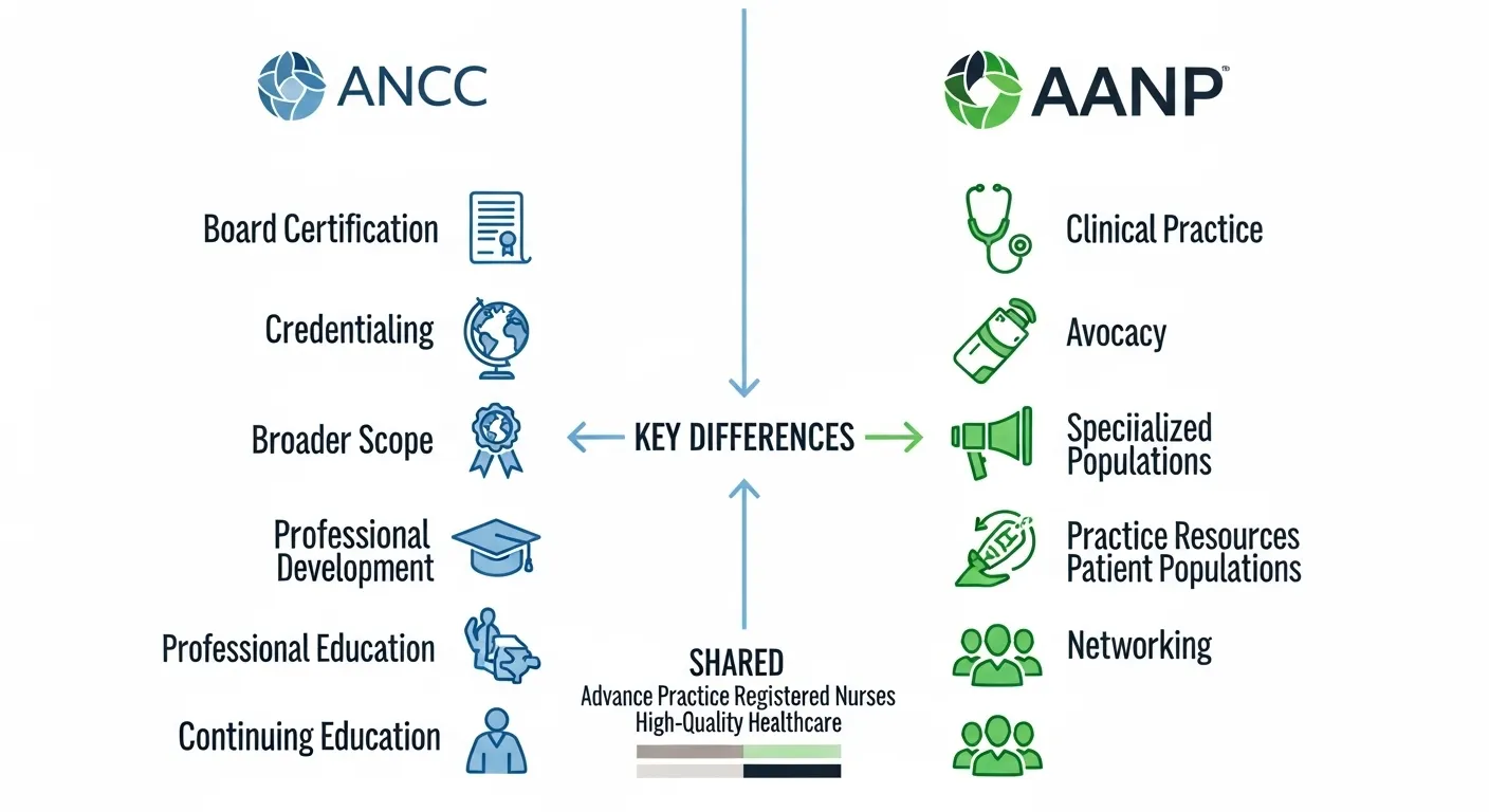 Difference Between ANCC and AANP
