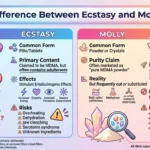 Difference Between Ecstacy and Molly