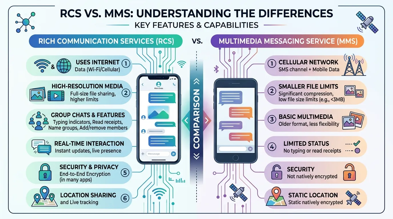 Difference Between RCS and MMS