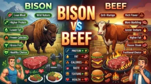 Difference Between Bison and Beef