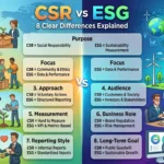 Difference Between CSR and ESG