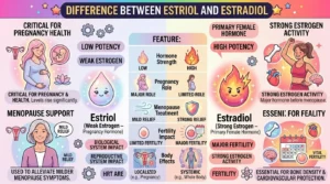 Difference Between Estriol and Estradiol