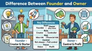 Difference Between Founder and Owner