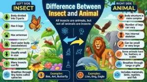 Difference Between Insect and Animal