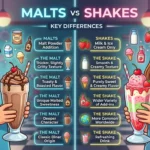 Difference Between Malts and Shakes