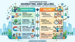 Difference Between Marketing and Selling