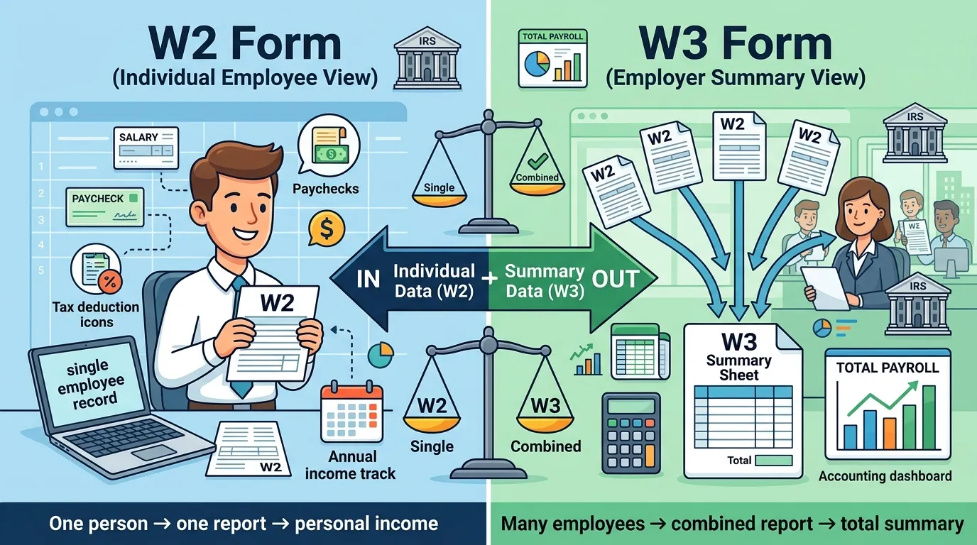 Difference Between W2 and W3
