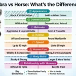 Difference Between Zebra and Horse
