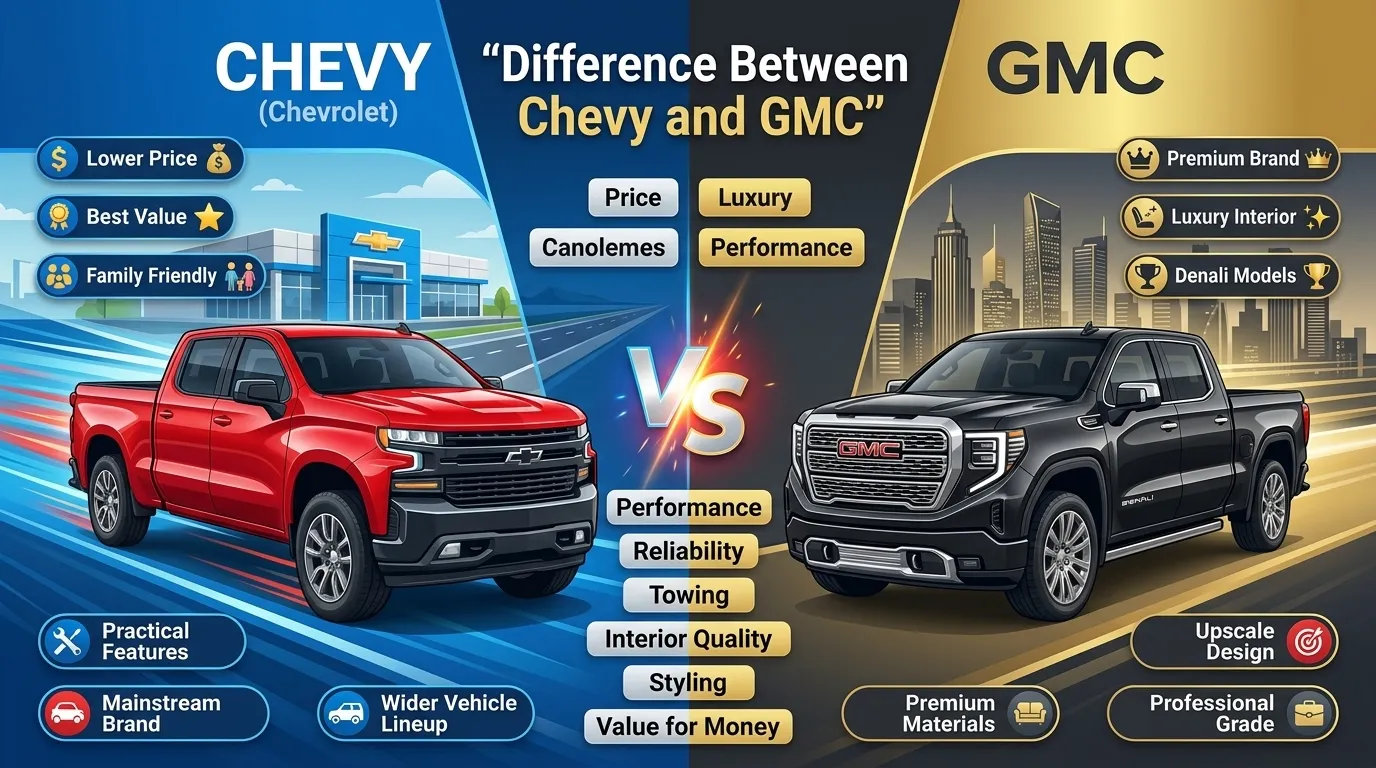 Difference Between Chevy and GMC