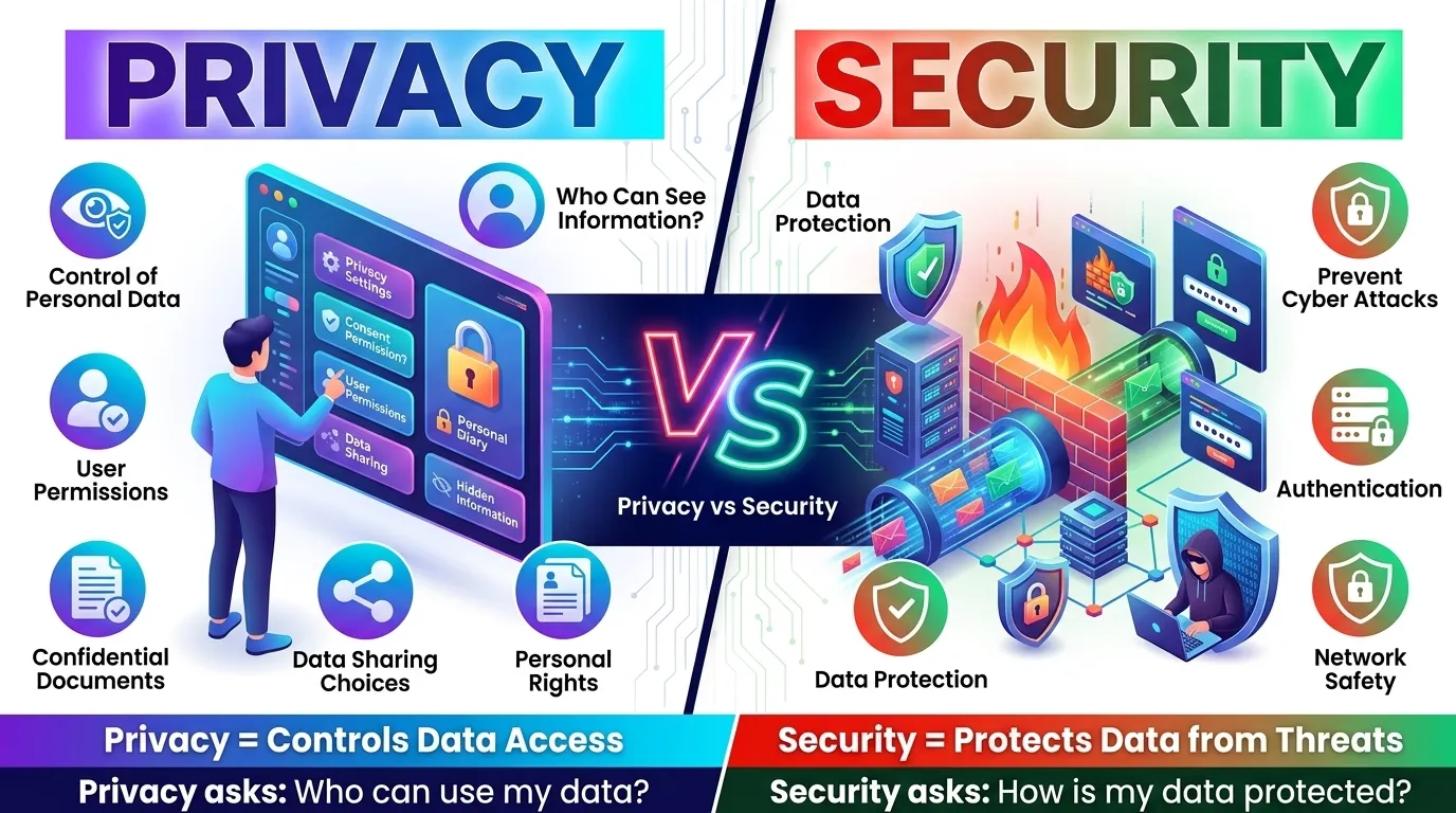 Difference Between Privacy and Security