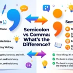 Difference Between Semicolon and Comma