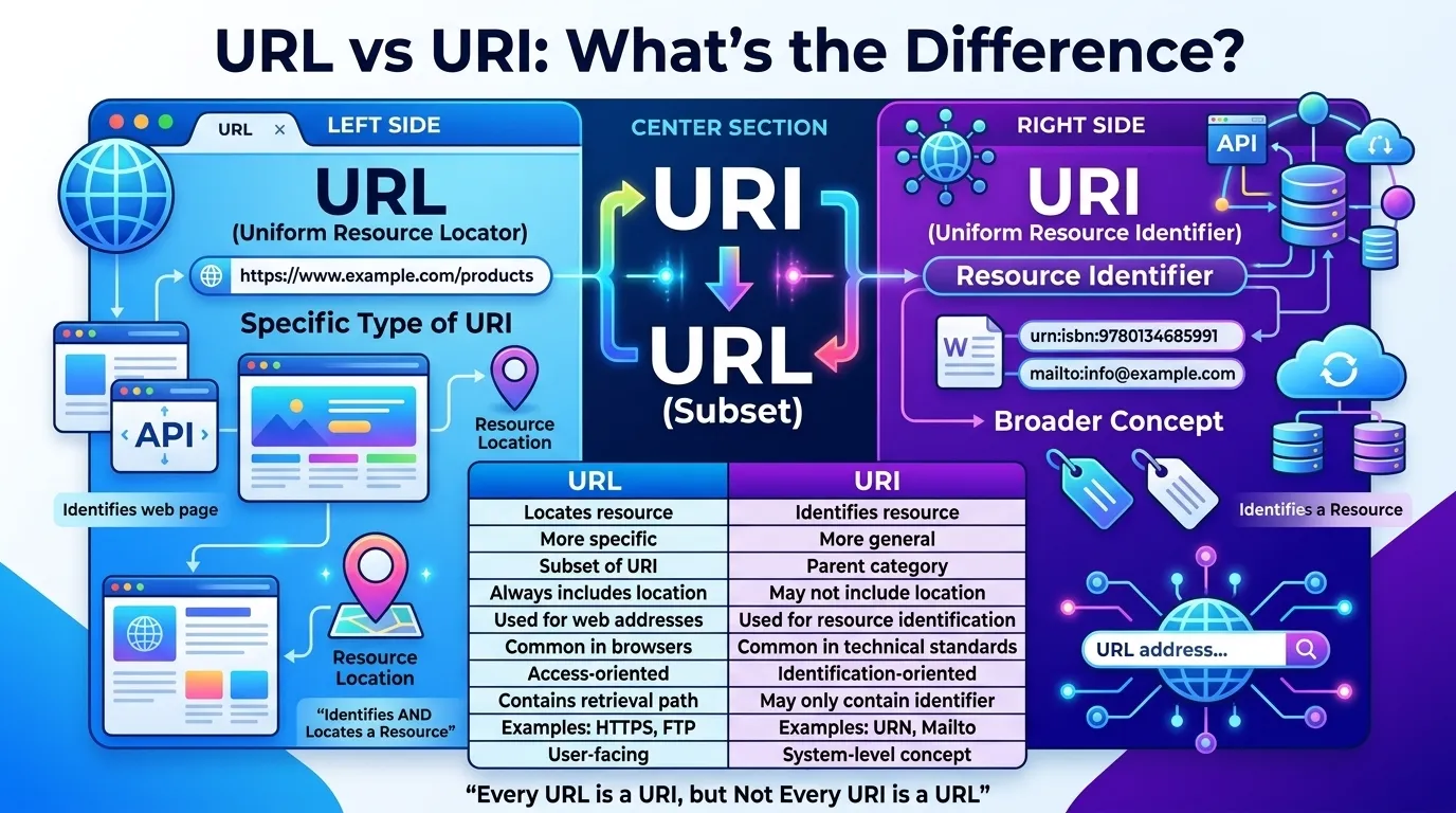 Difference Between URL and URI